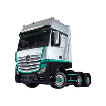 Burago Haulers Custom Cabs M-b Actros 1:43 Silver/black (143029)