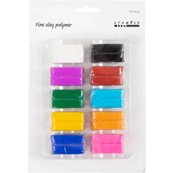 Fine Clay Polymer Colourful 10x20 G (78101)