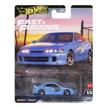 Hot Wheels Premium Fast Furious Custom Acura Interga Sedan Gsr (jdj13)