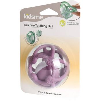 Kidsme Silicone Teething Ball Plum (kids9672pl)