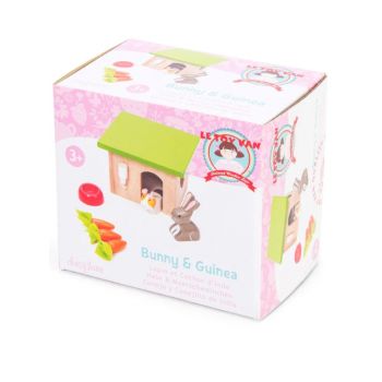 Le Toy Van Dollhouse Pet Set Bunny And Guinea (lme045)