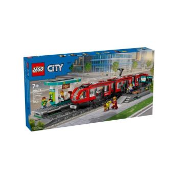 Lego City Downtown Streetcar And Station (60423)