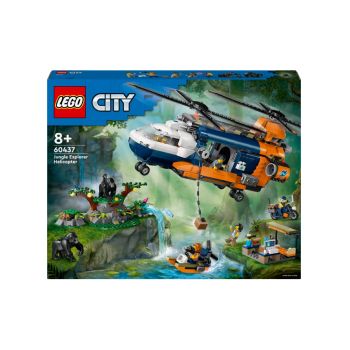 Lego City Exploration Jungle Explorer Helicopter At Base Camp (60437)