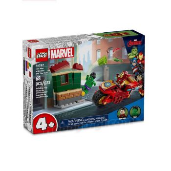 Lego Marvel Iron Man With Bike And The Hulk (76287)