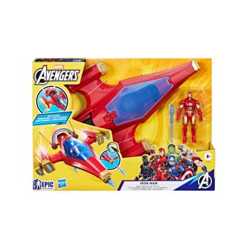 Marvel Avengers Iron Man Repulsor Blast Battle Jet (f9329)