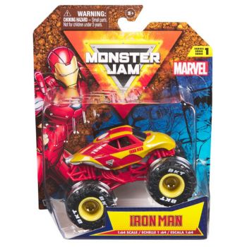 Monster Jam 1:64 Marvel Single Pack Iron Man (6071332)