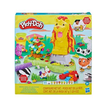 Play-doh Growin Mane Lion And Friends (f7221)