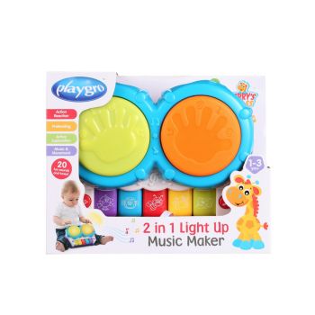 Playgro Jerrys Class 2 In 1 Light Up Music Maker