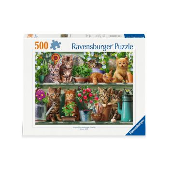 Ravensburger Puzzle Cats On The Shelf 500p (12000205)