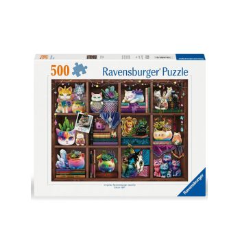 Ravensburger Puzzle Cubby Cats And Succulents 500p (12000874)