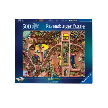 Ravensburger Puzzle Ludicrous Library 500p (12000681)