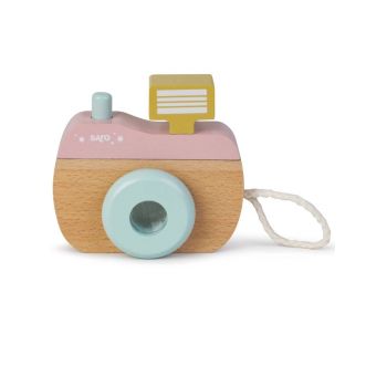 Saro Wood Camera Pink (sao33432)