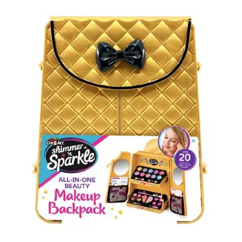 Shimmer N Sparkle Cosmetic Backpack Gold (17905s)