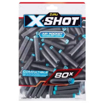 X Shot-excel 80pk Refill Darts (36589)