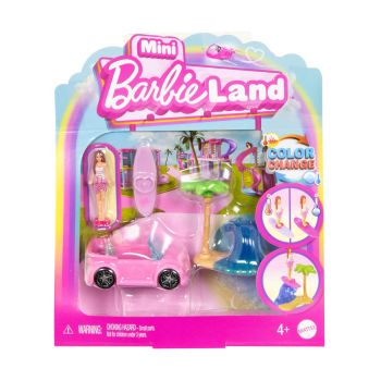 Barbie Mini Barbieland Doll And Beach Vehicle (jcr35)