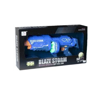 Blaze Storm Soft Ball Gun With 12pcs Foam Balls (520337)