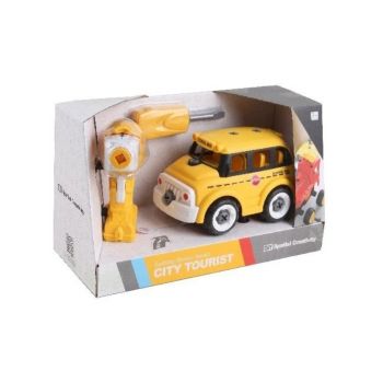 Contruck R/C Diy With Sound School Bus (520563)