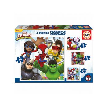 Educa Puzzle 12-16-20-25 - Spidey&amazing Friends (80-19295)