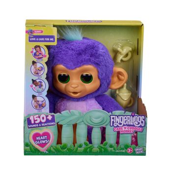 Fingerlings Care N Cuddles Monkey Purple (3191)