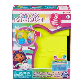 Gabbys Dollhouse Mini Clip On Playset Dj Catnip