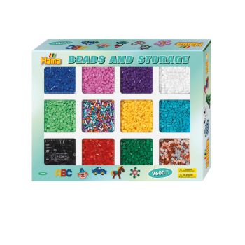 Hama Beads MIDI 9.600 Beads And Storage (2095)