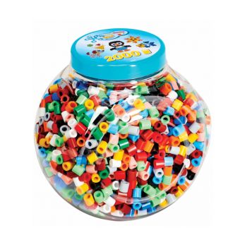 Hama Maxi Beads 2,000pcs. Stackable Blue Bucket (8589)