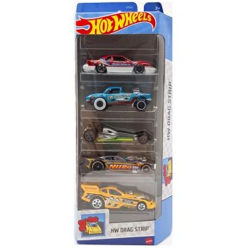 Hot Wheels Hw Drag Strip (set Of 5) (htv54)