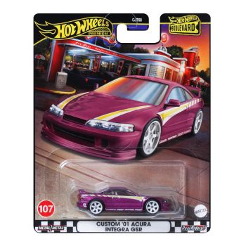 Hot Wheels Premium Boulevard Vehicle Custom 01 Acura Integra Gsr (hrt77)