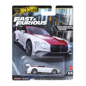 Hot Wheels Premium Fast Furious 2018 Bentley Continental Gt3 4/5 (hvr63)