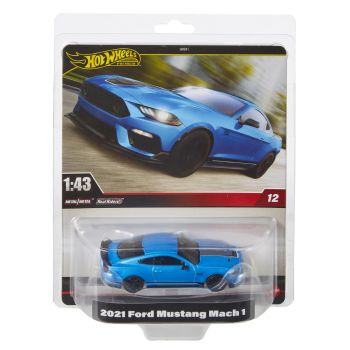 Hot Wheels Premium Real Readers 2021 Ford Mustang Mach 1 1:43 Vehicle (hwt09)