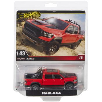 Hot Wheels Premium Real Readers Ram 4x4 1:43 Vehicle (hwt07)