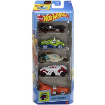 Hot Wheels Street Beasts (set Of 5) (htv55)