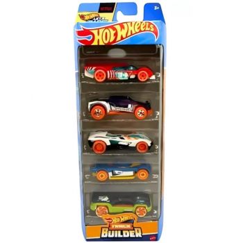 Hot Wheels Track Builder (set Of 5) (htv52)