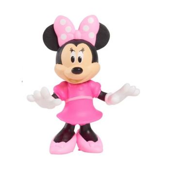 Junior Minnie Minnie Mouse In Pink Dress 6cm