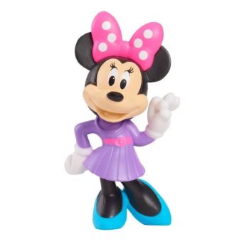 Junior Minnie Minnie Mouse In Purple Dress 6cm