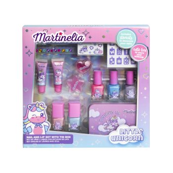 Martinelia Little Unicorn Nails & Lip Set With Tin Box (aq-12020)