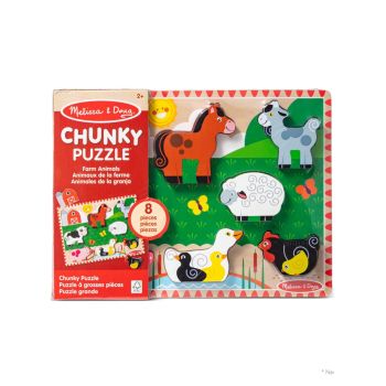 Melissa & Doug Farm Chunky Puzzle (8 Pcs) (50203)