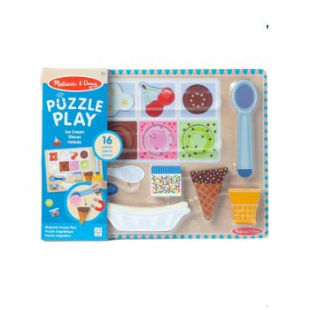 Melissa & Doug Ice Cream Wooden Magnetic Puzzle (31006)