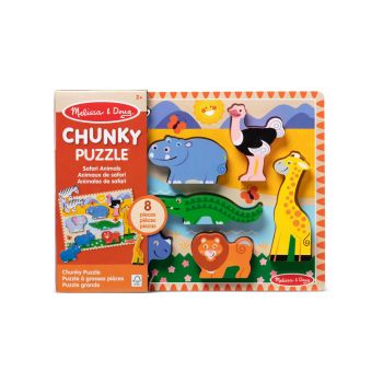 Melissa & Doug Safari Chunky Puzzle 8 Pieces (50202)