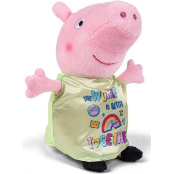 Peppa Pig Plush 20cm Peppa In Green Shirt