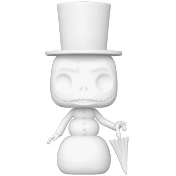 Pop The Nightmare Before Christmas Snowman Jack Diy White Special Edition 1417 9cm