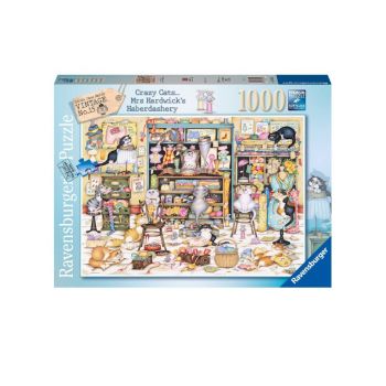 Ravensburger Puzzle Crazy Cats Haberdashery 1000p (12001083)