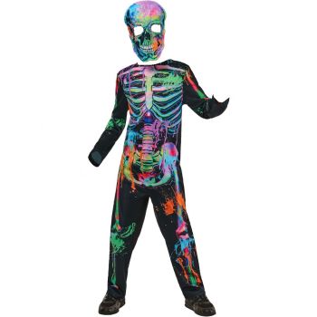 Rubies Halloween Costume Bonesky Graffiti Skeleton (122-128 CM)