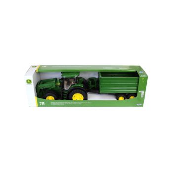 Bruder John Deere 7r 350 Frontloader & Tipping Trailer (br3155)