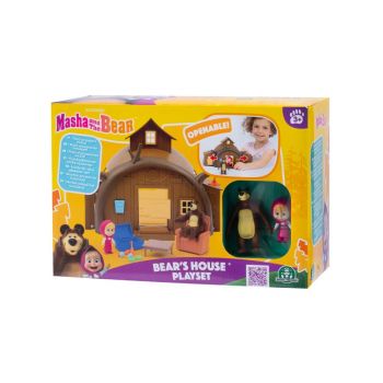 Famous Masha And Friends Bear House Play Set (mha22000)