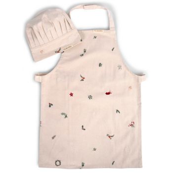 Filibabba Embroidered Apron And Hat Wonderful Winter (fi-03307)