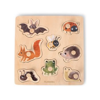 Filibabba Wooden Silhouette Puzzle Forest Friends (fi-03370)