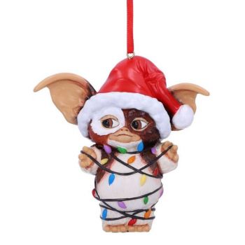 Gremlins Gizmo In Fairy Lights Hanging 9cm