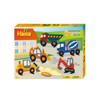 Hama Beads MIDI Giftbox Construction Vehicles (3143)