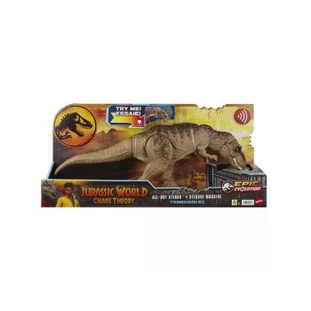 Mattel Jurassic World Epic Evolution Chaos Theory All-out Attack Tyrannosaurus Rex (hxf53)